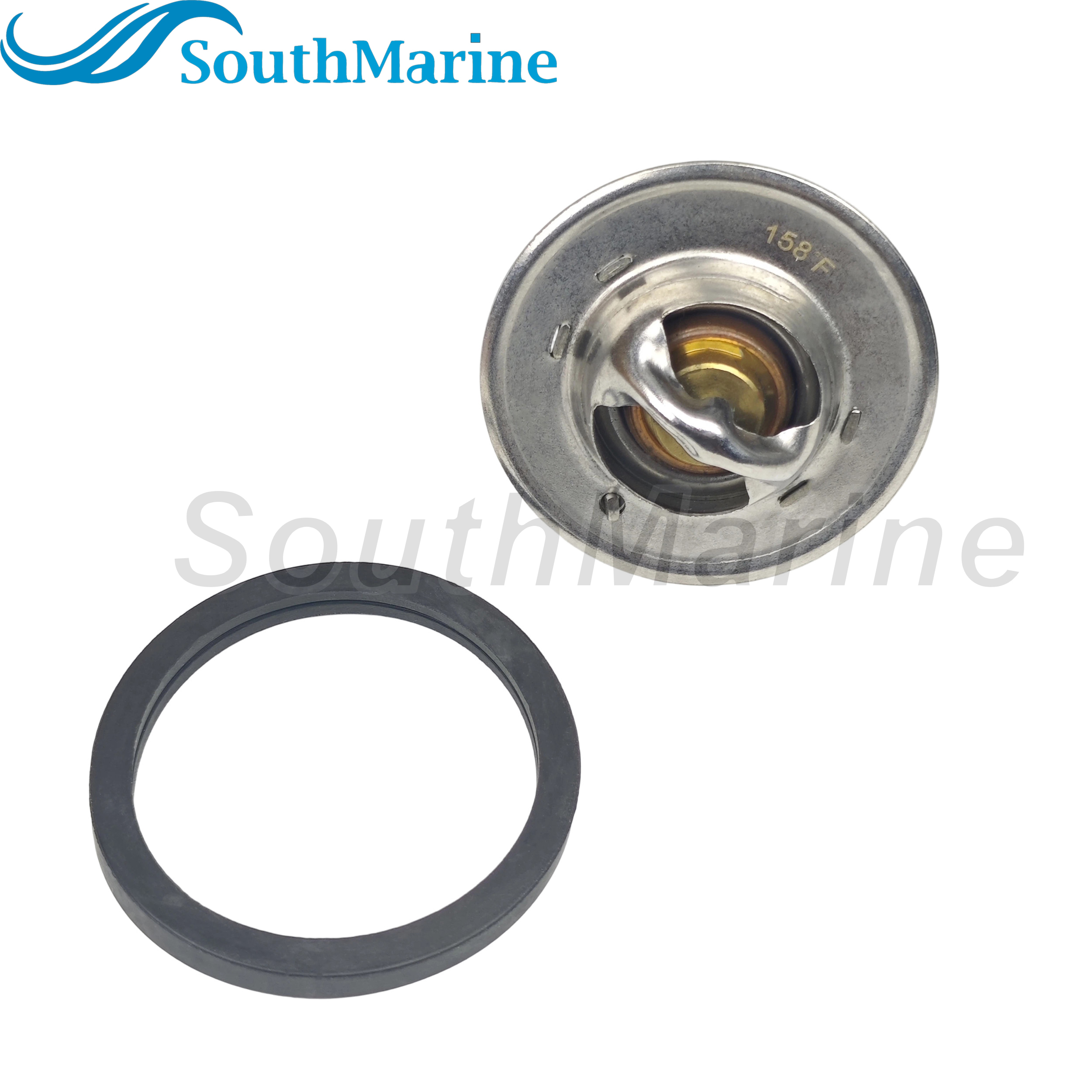 Boat Engine 3831426 875788 824200 1544389 18-3539 Thermostat Kit W/O-Ring for Volvo Penta 4.3L 5.0L 5.7L 8.1L 8.2L V6 V8
