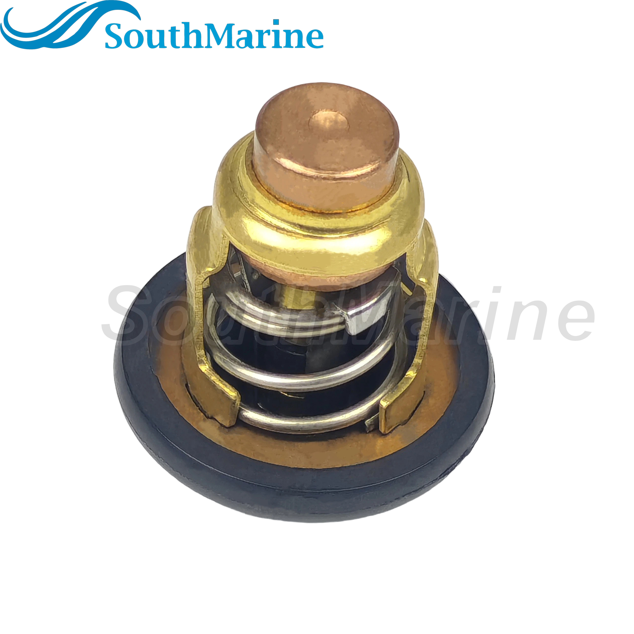 Boat Engine 6FM-12411-00 Thermostat for Yamaha 20HP 24HP 25HP 4-Stroke Marine Outboard Motor, 140℉/60℃