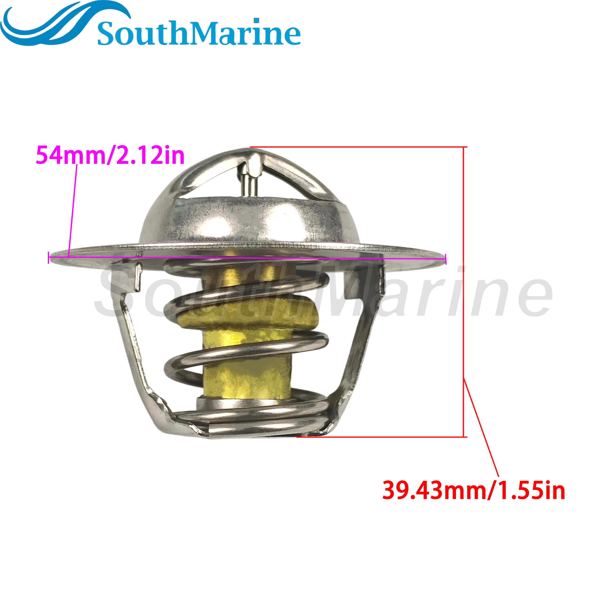 Boat Engine 807252Q3 8M0089715 59137 23-47508T 18-3551 Thermostat for Mercury MerCruiser V6 V8 Various Sterndrive Mariner