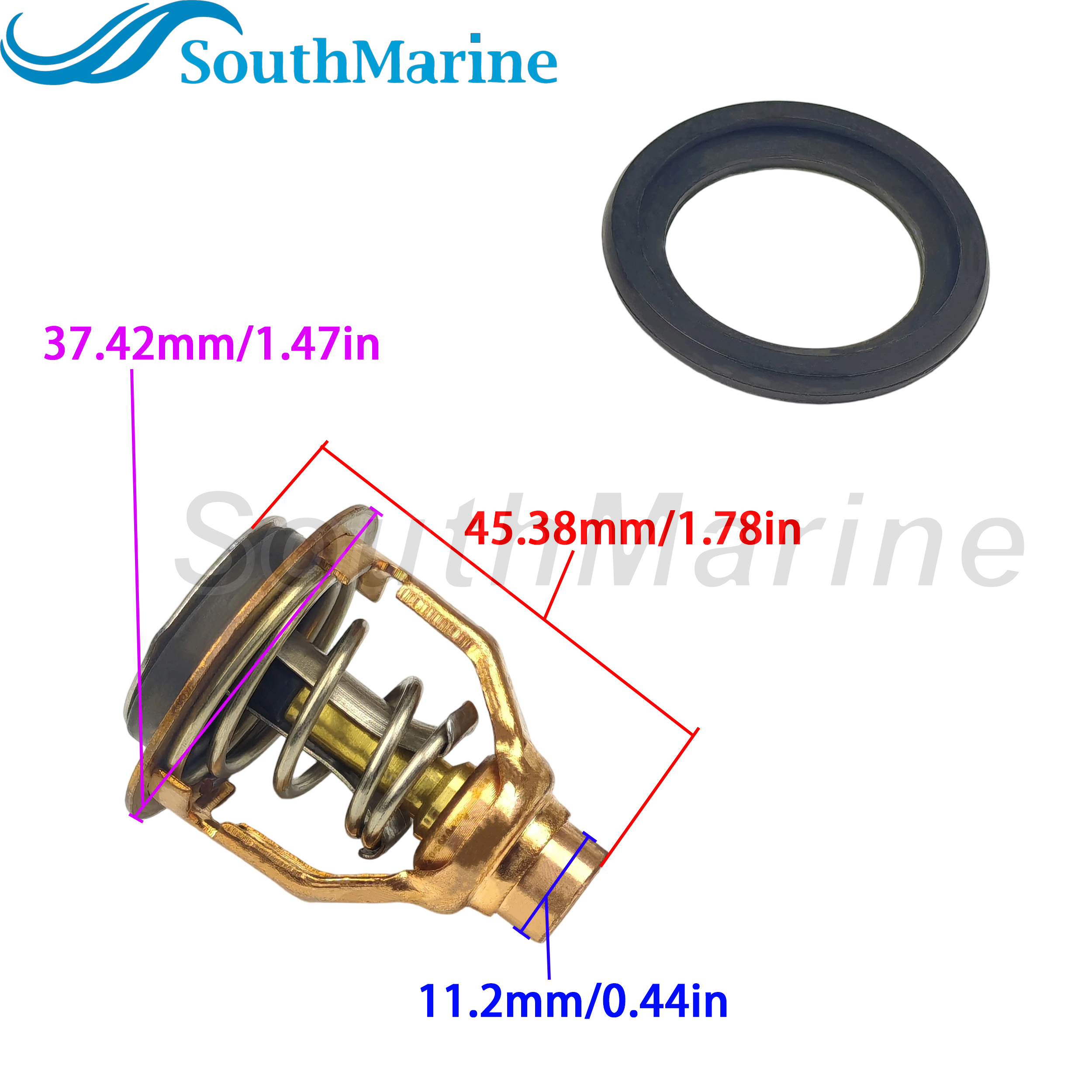 Boat Engine 6AW-12411-00 18-3634 Thermostat Assy for Yamaha 300HP 350HP F300 F350 V8