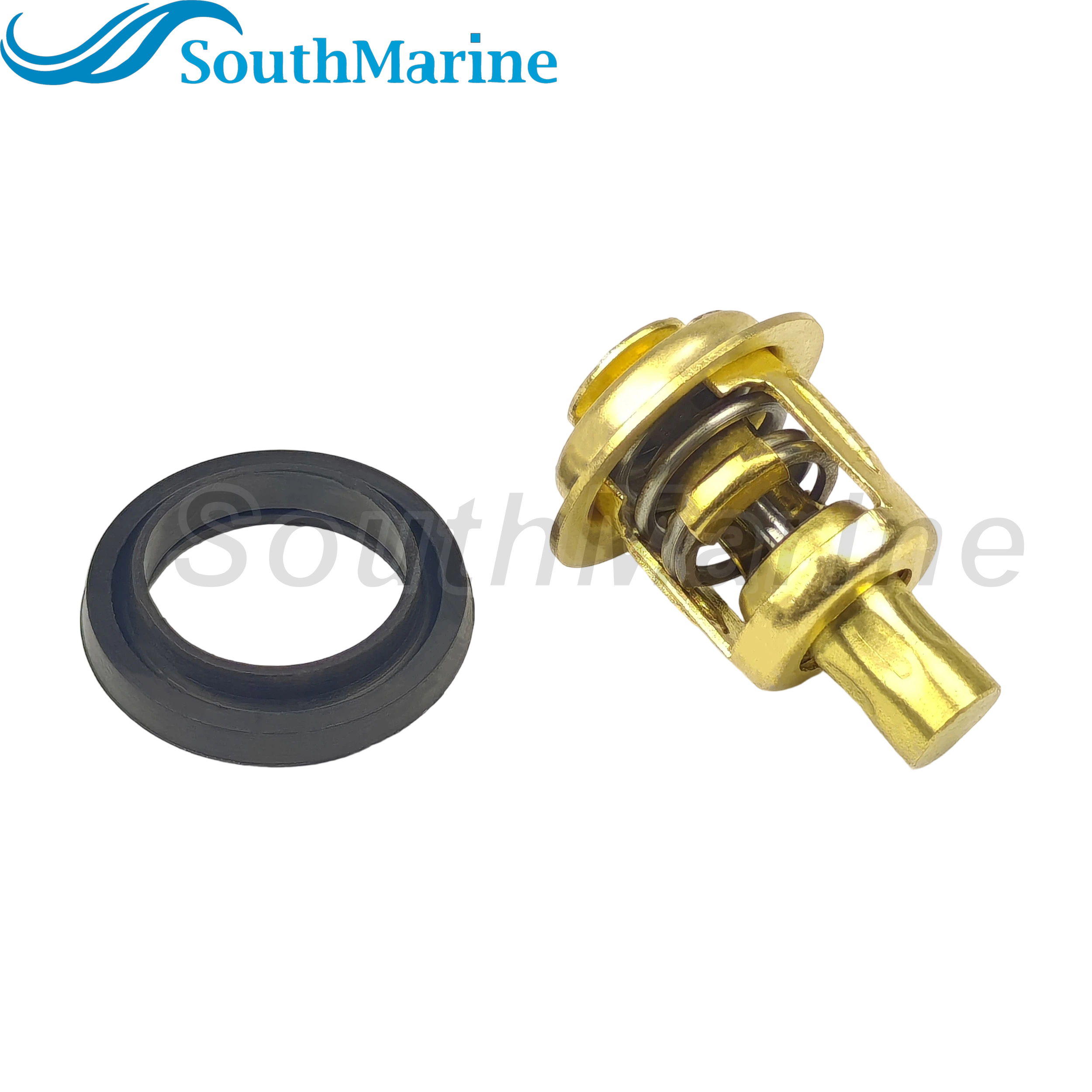 Boat Engine 6F5-12411-03 02 00 Thermostat for Yamaha 9.9HP 15HP 25HP 30HP 40HP, 378065 393659 434841 for Johnson Evinrude OMC