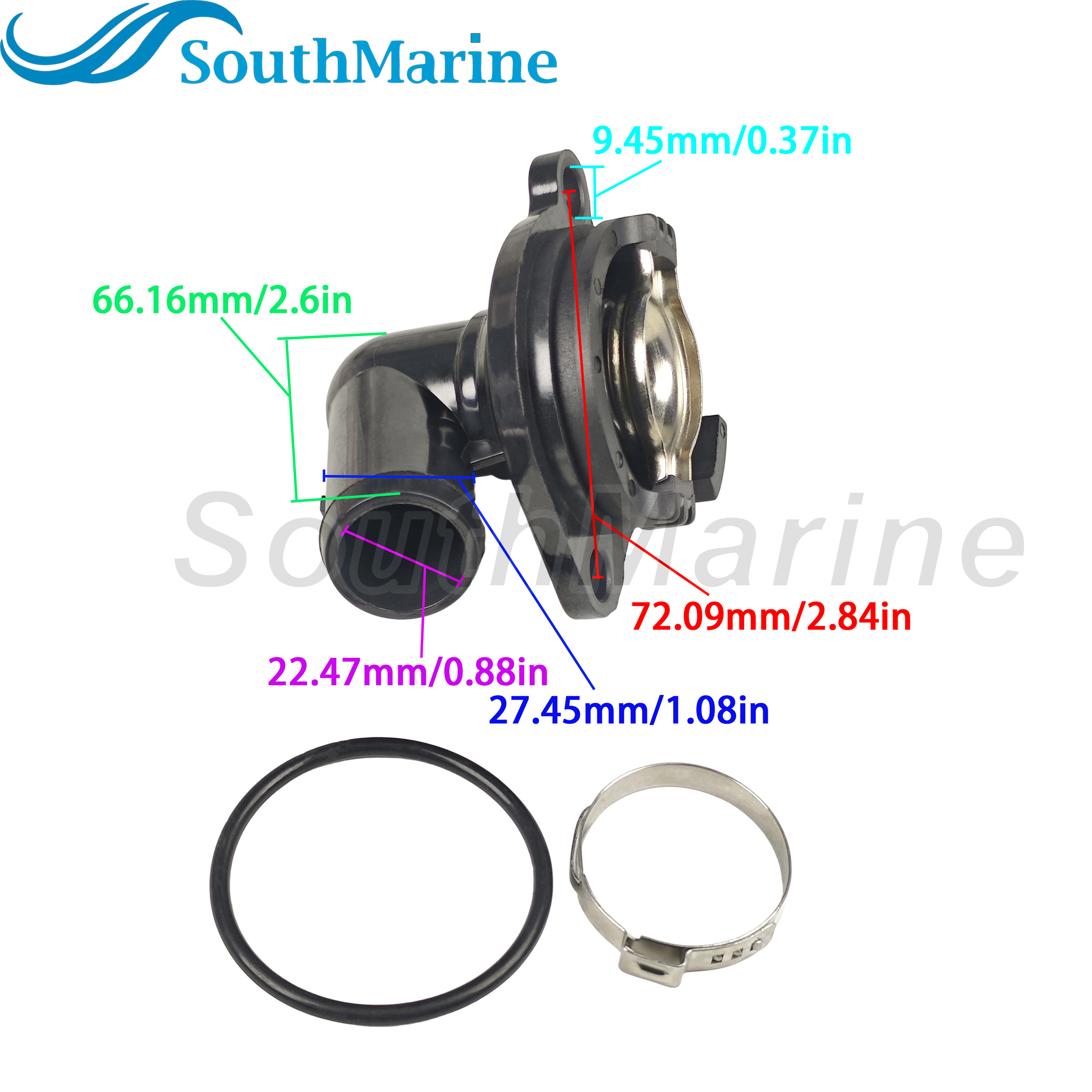 Boat Engine 8M0137816 8M0162139 Thermostat for Mercury 175HP 200HP 225HP 250HP 300HP 360HP V6 V8 3.4L 4.6L