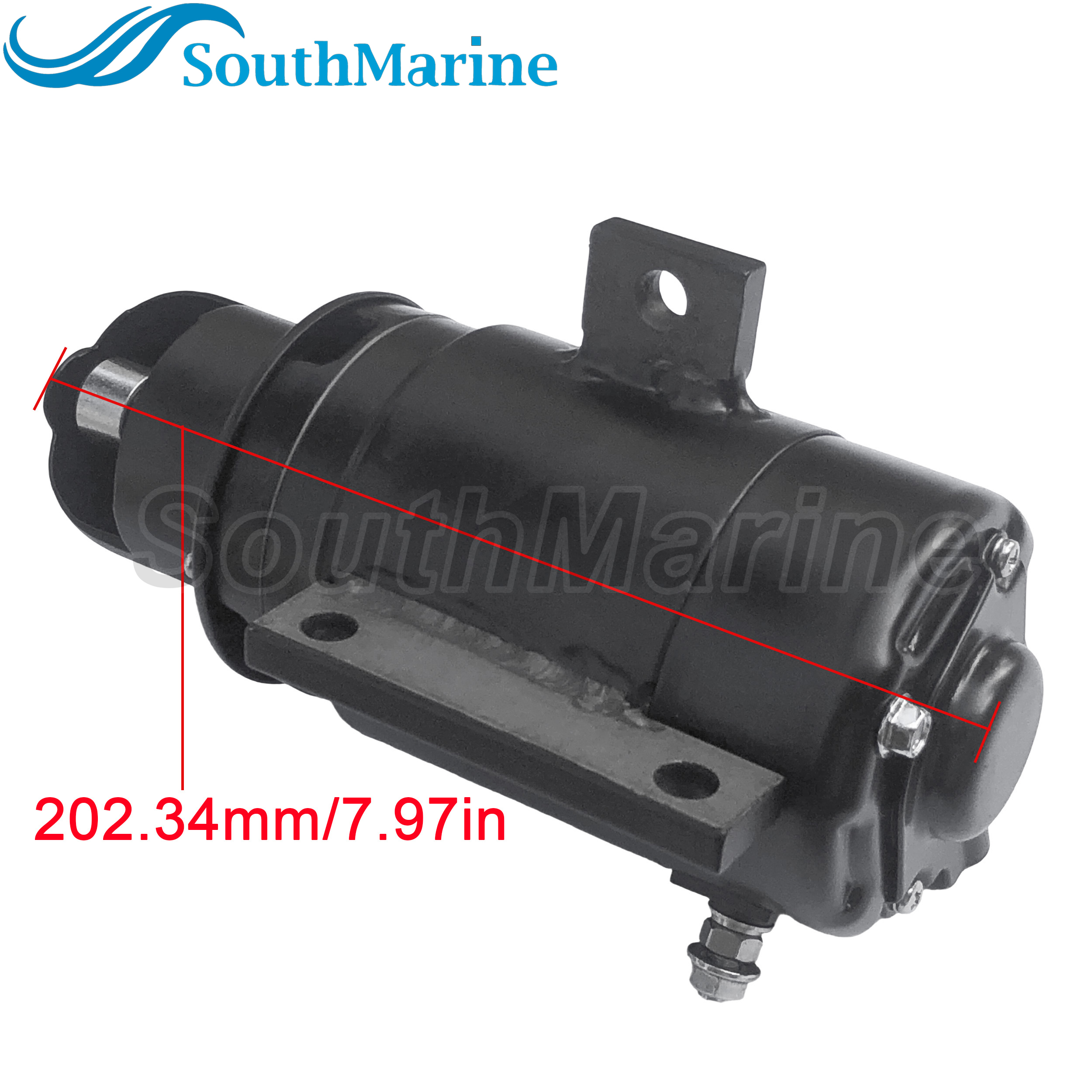 SouthMarine Boat Motor T85-05000200 Starter Motor for Parsun HDX T75 T85 T90 2-Stroke Outboard Engines