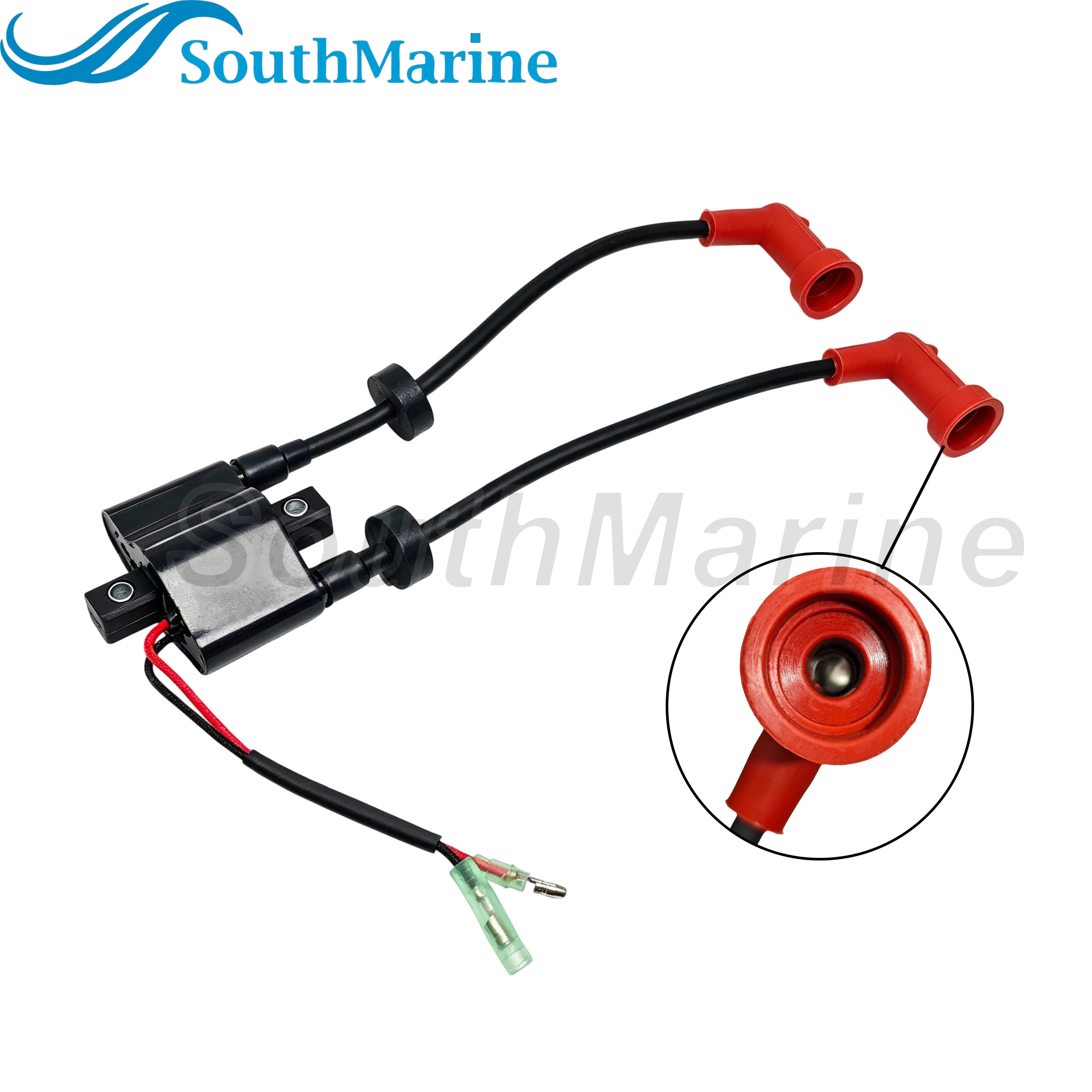 Boat Engine 680-85570-00 01 02 65W-85570-00 689-85570-21 Ignition Coil for Yamaha 6-9.9HP F6 F8 F9.9 F9.9F T8 T9.9 C25
