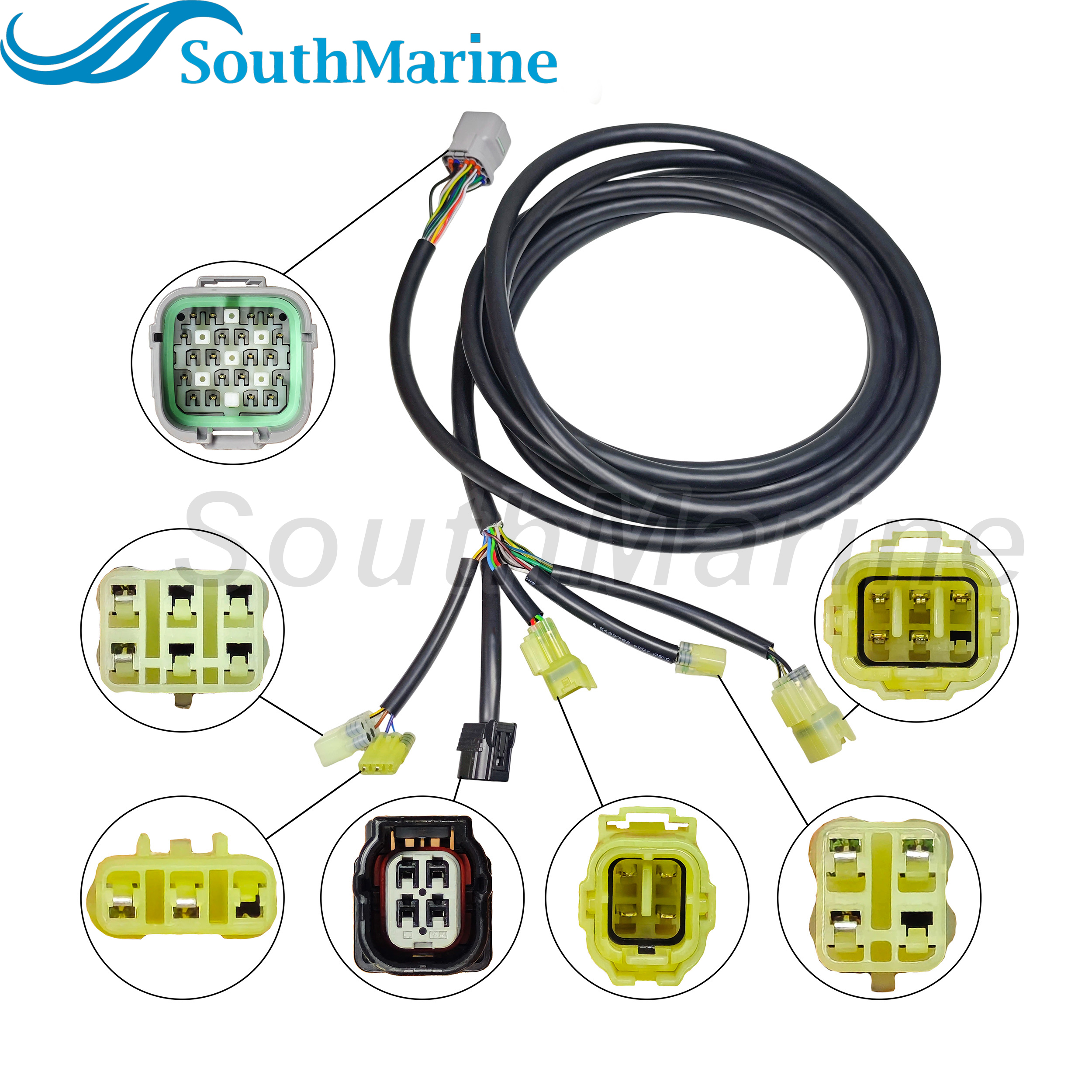 Boat Engine 32580-ZVL-920 Main Wiring Harness for Honda 200HP 225HP 250HP BF200D BF225D BF250D 20Pin, 30ft/9.15m