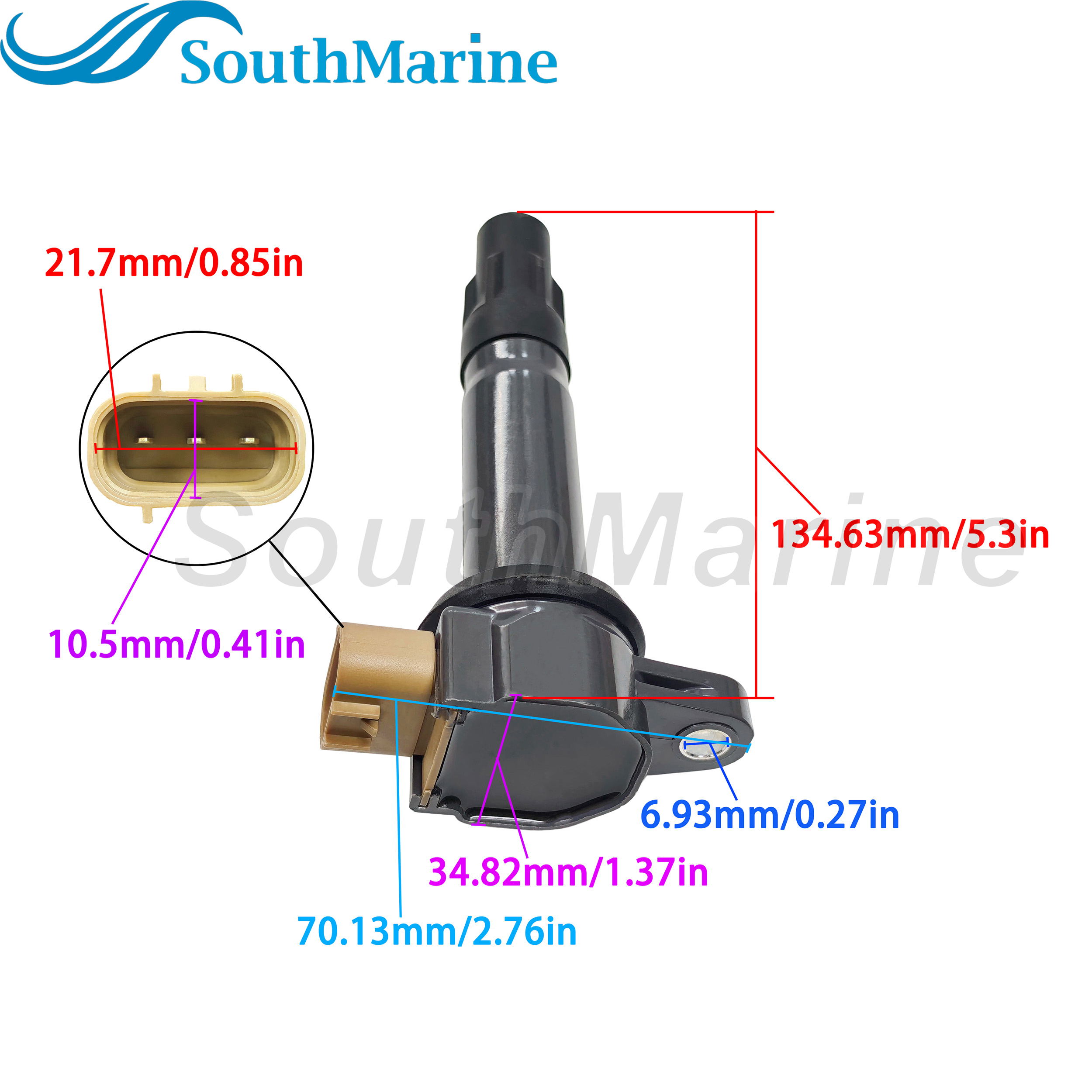 Engine 420666141 420666140 420666142 Ignition Coil for Sea-Doo GTI GTX RXT RXT GTS Wake Stick Coil Spark 900 000 TRIXX