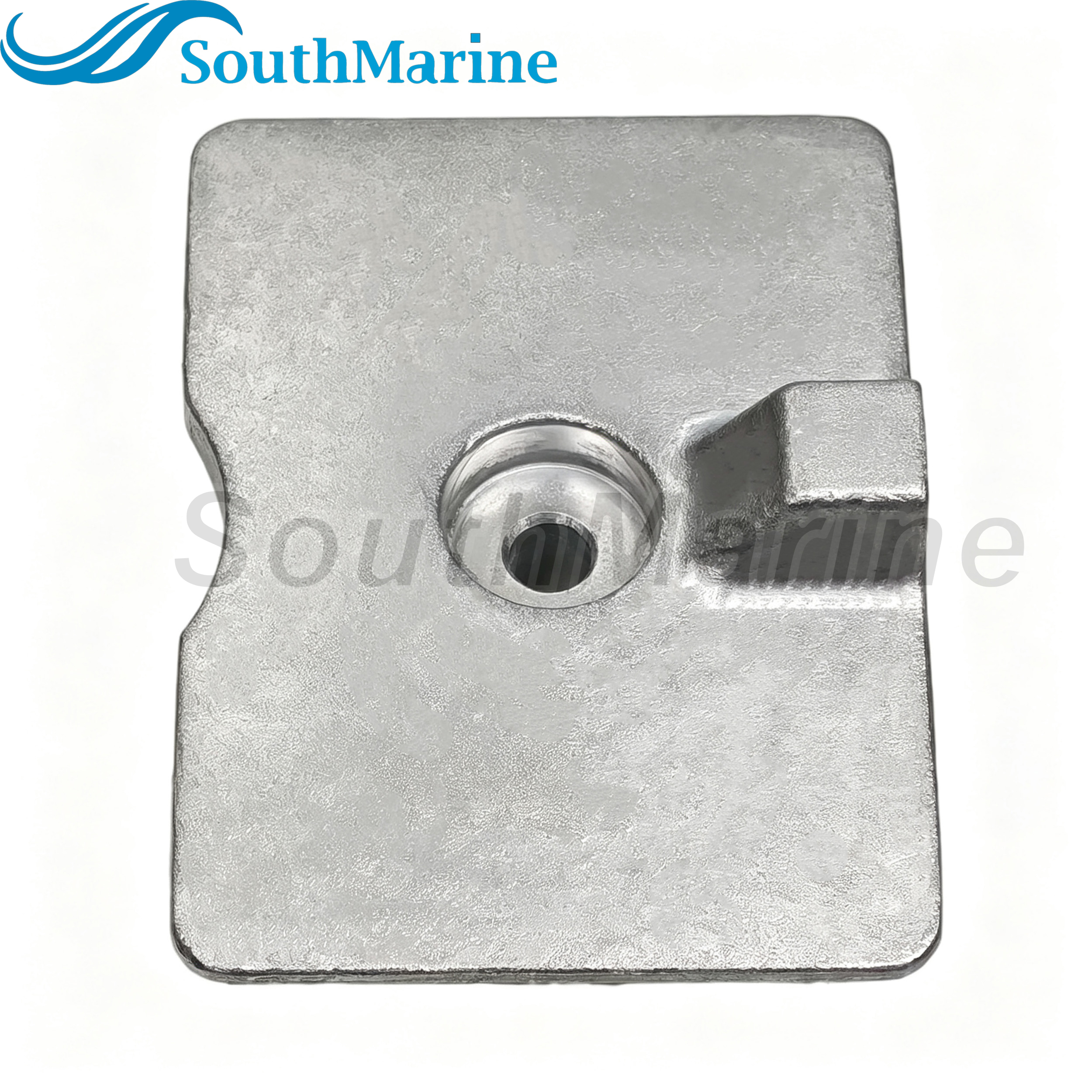 Boat Engine 6AH-45251-00 Trim Tab Anode for Yamaha 15HP 20HP F15 F20 WSM 450-01154AL, Aluminum Alloy