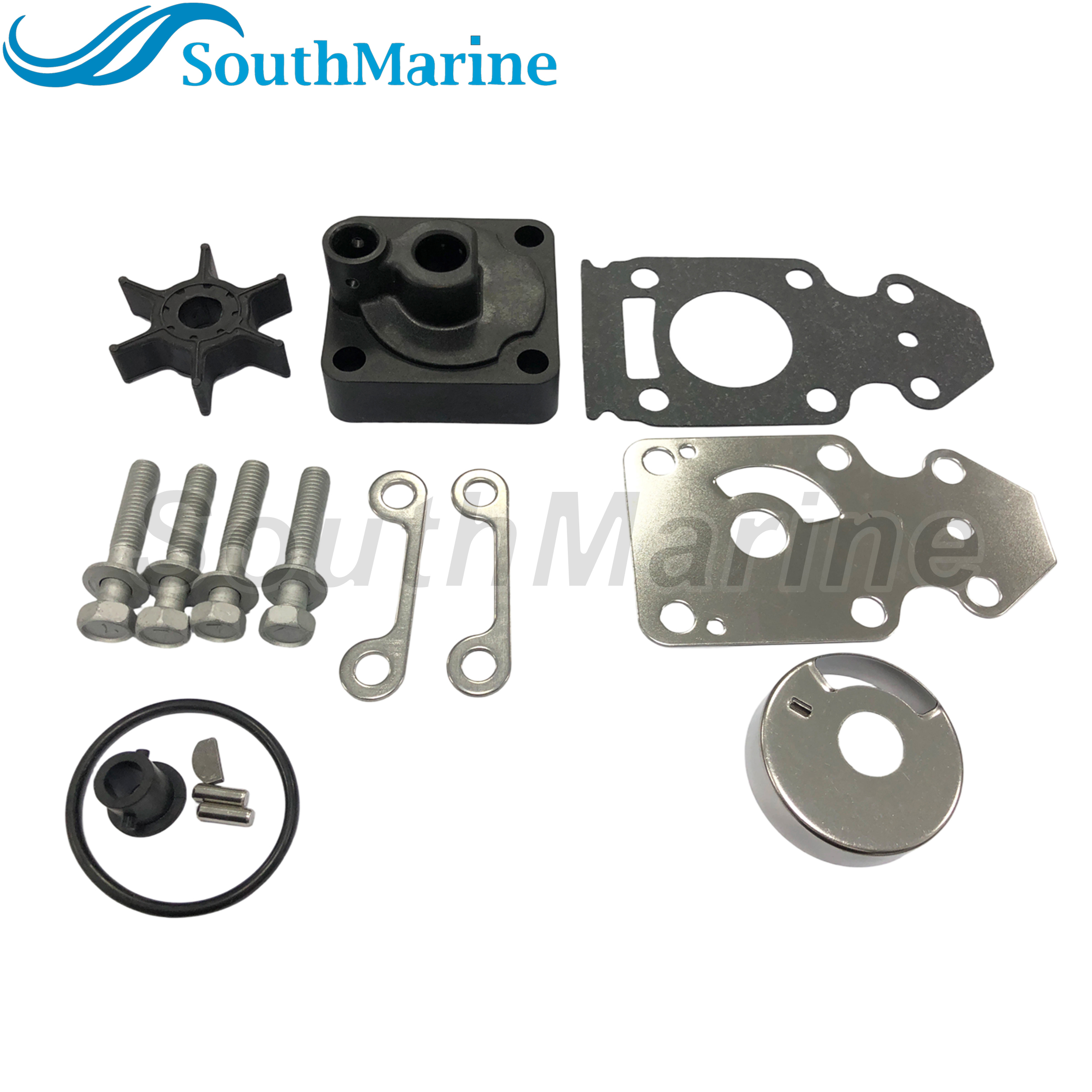 Boat Motor 63V-W0078-00 63V-W0078-01 63V-W0078-02 63V-W0078-03 18-3412 Water Pump Impeller Repair Kit for Yamaha F15 15hp 4-stroke Outboard Engine