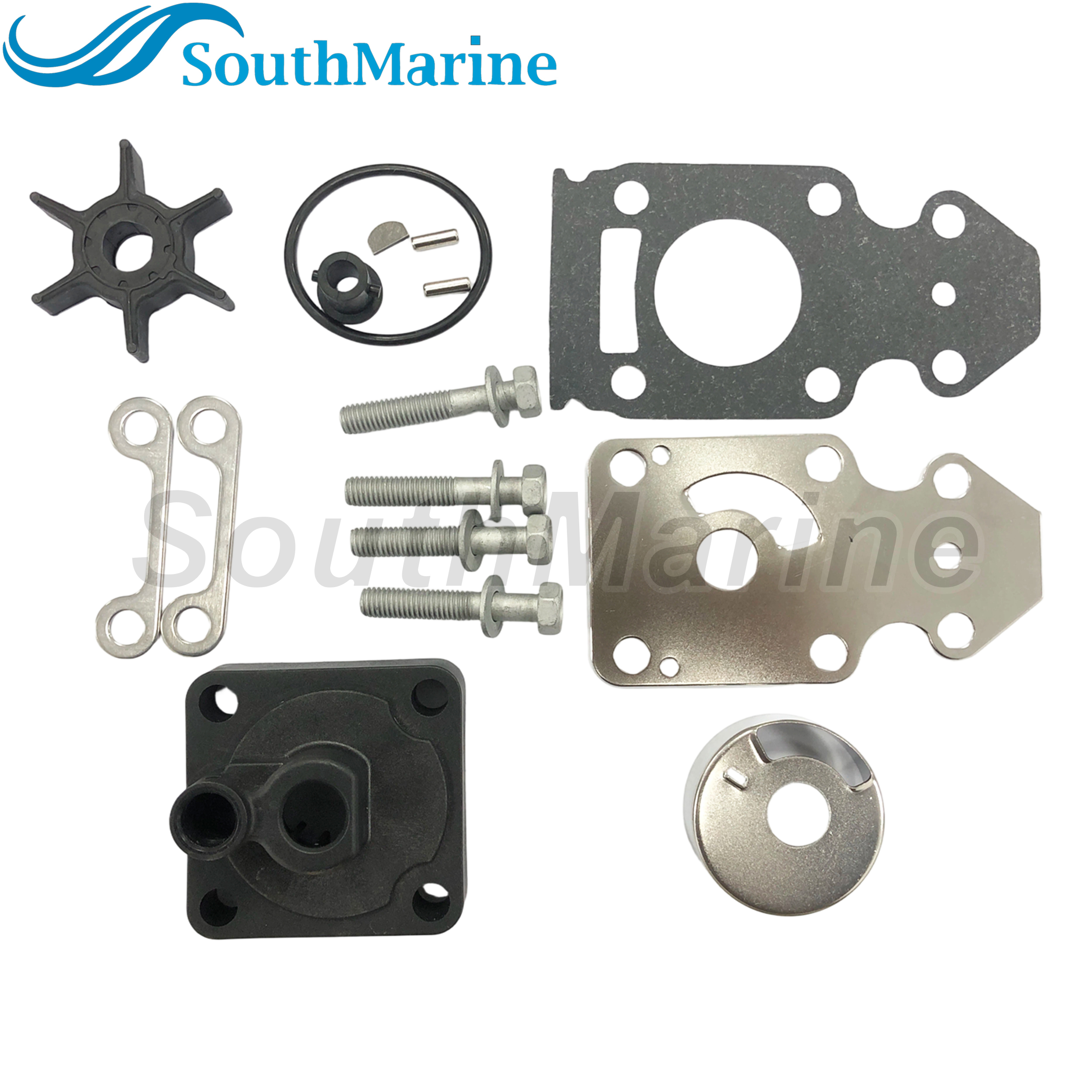 Boat Motor 63V-W0078-00 63V-W0078-01 63V-W0078-02 63V-W0078-03 18-3412 Water Pump Impeller Repair Kit for Yamaha F15 15hp 4-stroke Outboard Engine