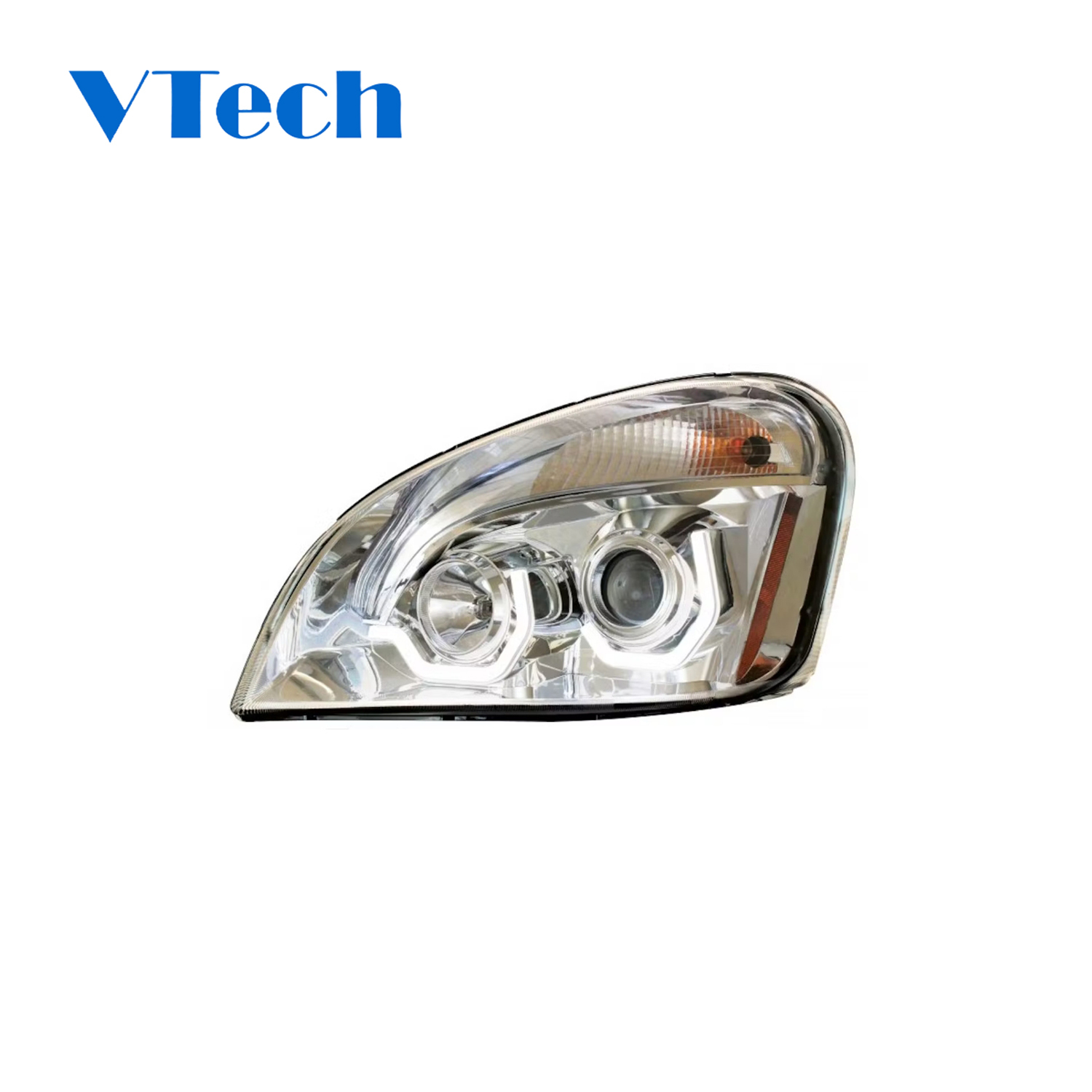 Freightliner Cascadia  Chrome High Power LED Headlight  A66-01512-004 A66-01405-003 Truck Parts Headlamp 2018-2023