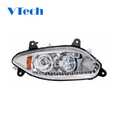 International LT Competition Series Chrome LED Projector Headlight With Turn Signal Position And Running Light