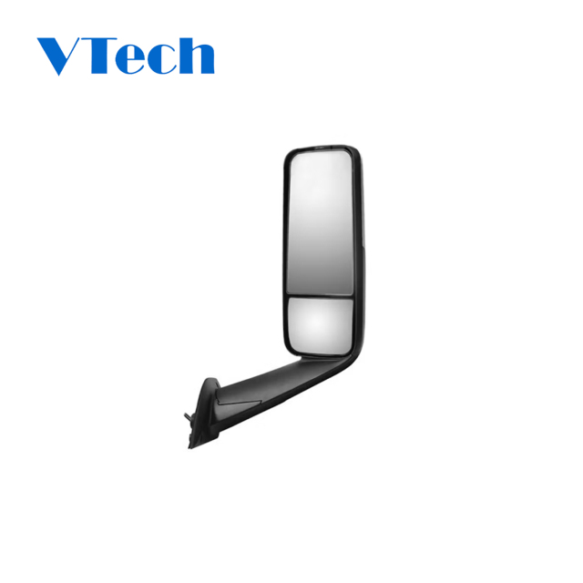 Freightliner Cascadia Side Mirror 2018-2024 Chrome Heated & Motorized Electric Mirror Assembly