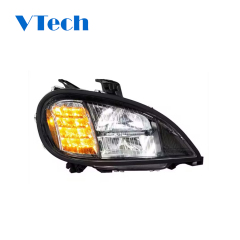 Freightliner Columbia Full LED Blackout Headlight 2001-2020 Truck Parts Headlamp Driver Side and Passenger Side
