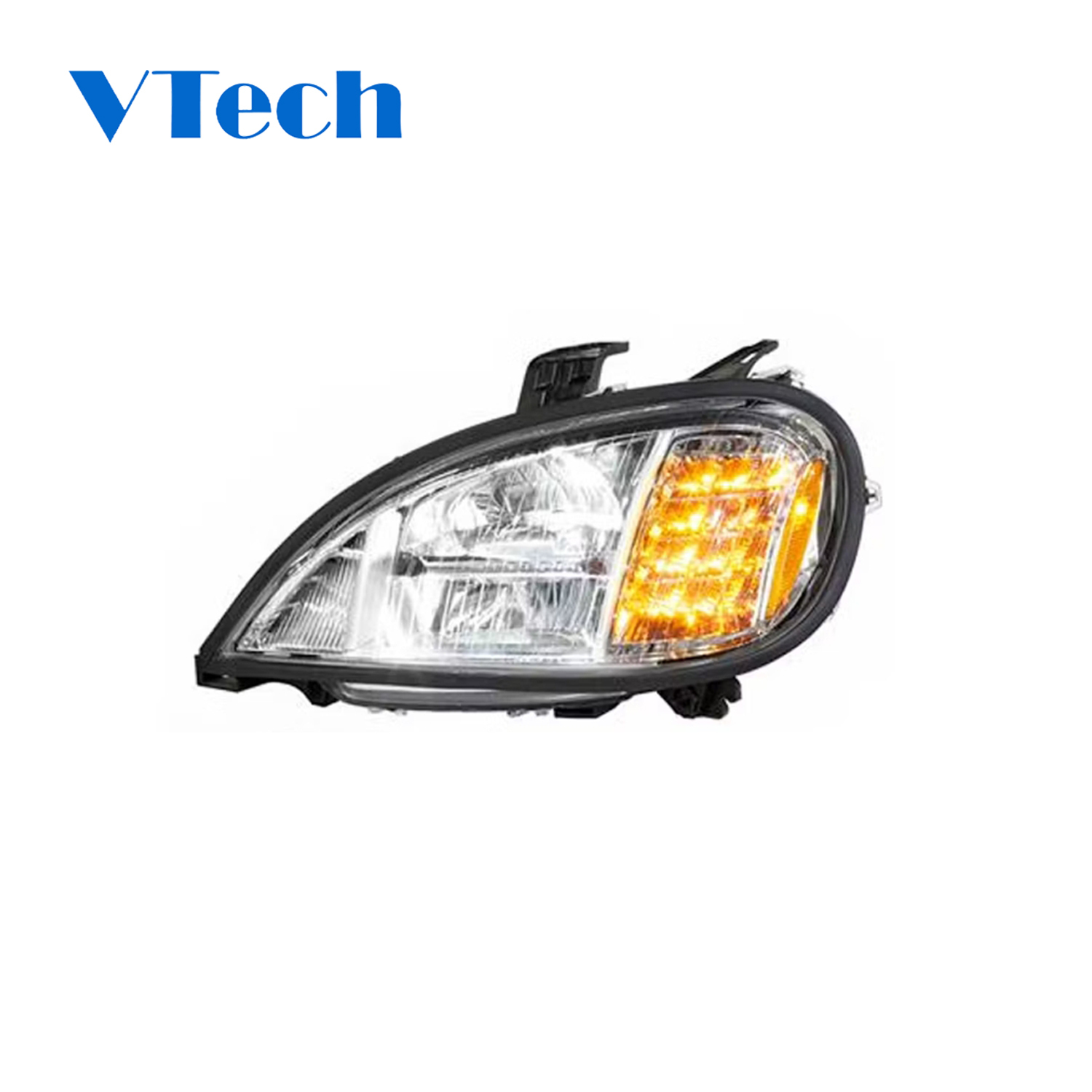 Freightliner Columbia Chrome Full LED Headlight 2001-2020 Truck Headlamp for Columbia