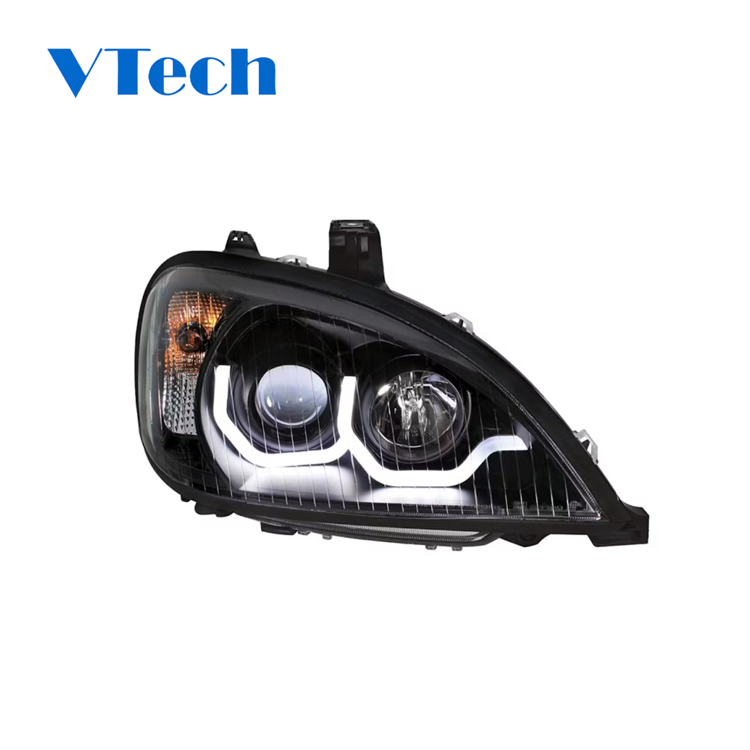 Freightliner Columbia Headlamp 2001-2020 Blackout Projection Headlight With LED Position Light A06-32496-006 A06-46108-000 A06-51041-000 A06-75737-002 A06-75737-004