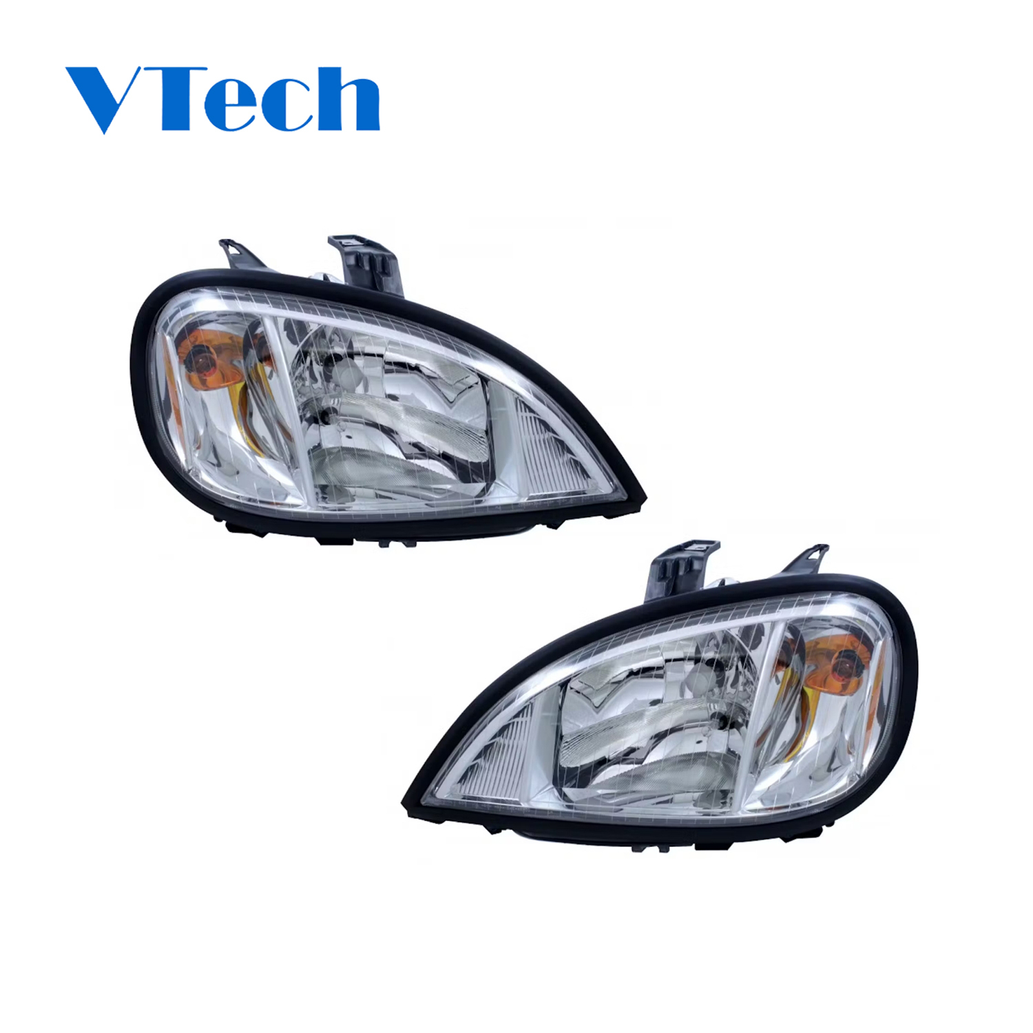 Freightliner Columbia Truck Parts Headlights Factory Style  A06-51041-001, 8885202, A06-51041-000, 8885201 Headlamp 1996-2011 Driver Side and Passenger Side
