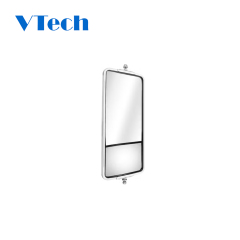 Freightliner Columbia 7" X 16" West Coast Style Non-Heated Mirror With Convex Lower Mirror Truck Parts for Export
