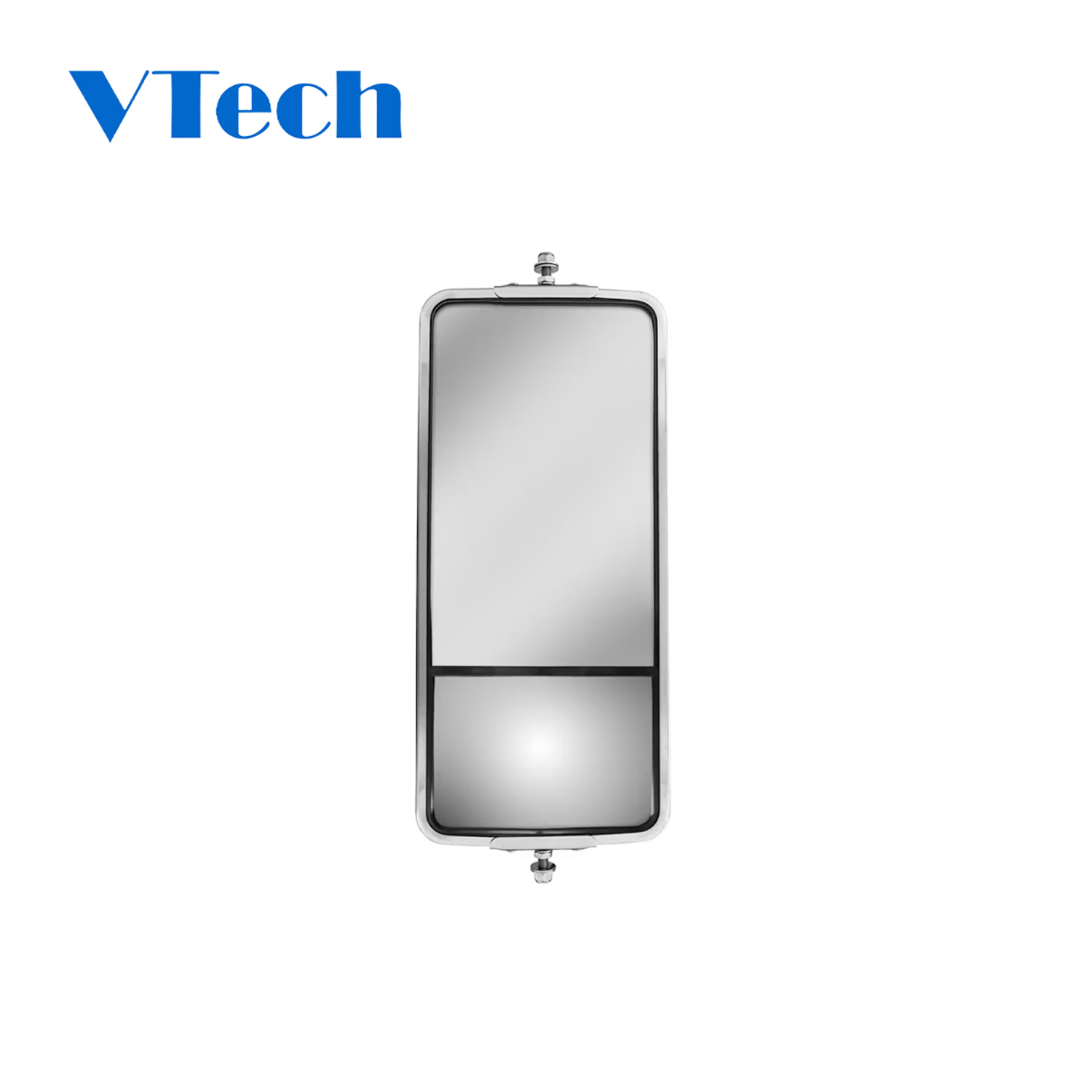 Freightliner Coronado 7" X 16" West Coast Style Non-Heated Mirror With Convex Lower Mirror for Duty Truck