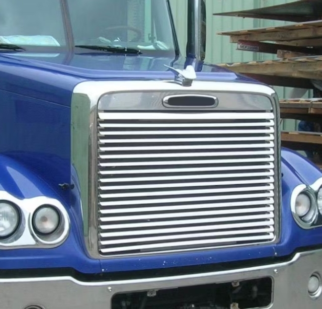 Freightliner Coronado Stainless Steel Hood Grille Insert