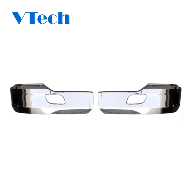 Kenworth T680 Duty Truck Bumper Chrome steel Bumper each Side Sole Seperate Chrome Extension Corners Set