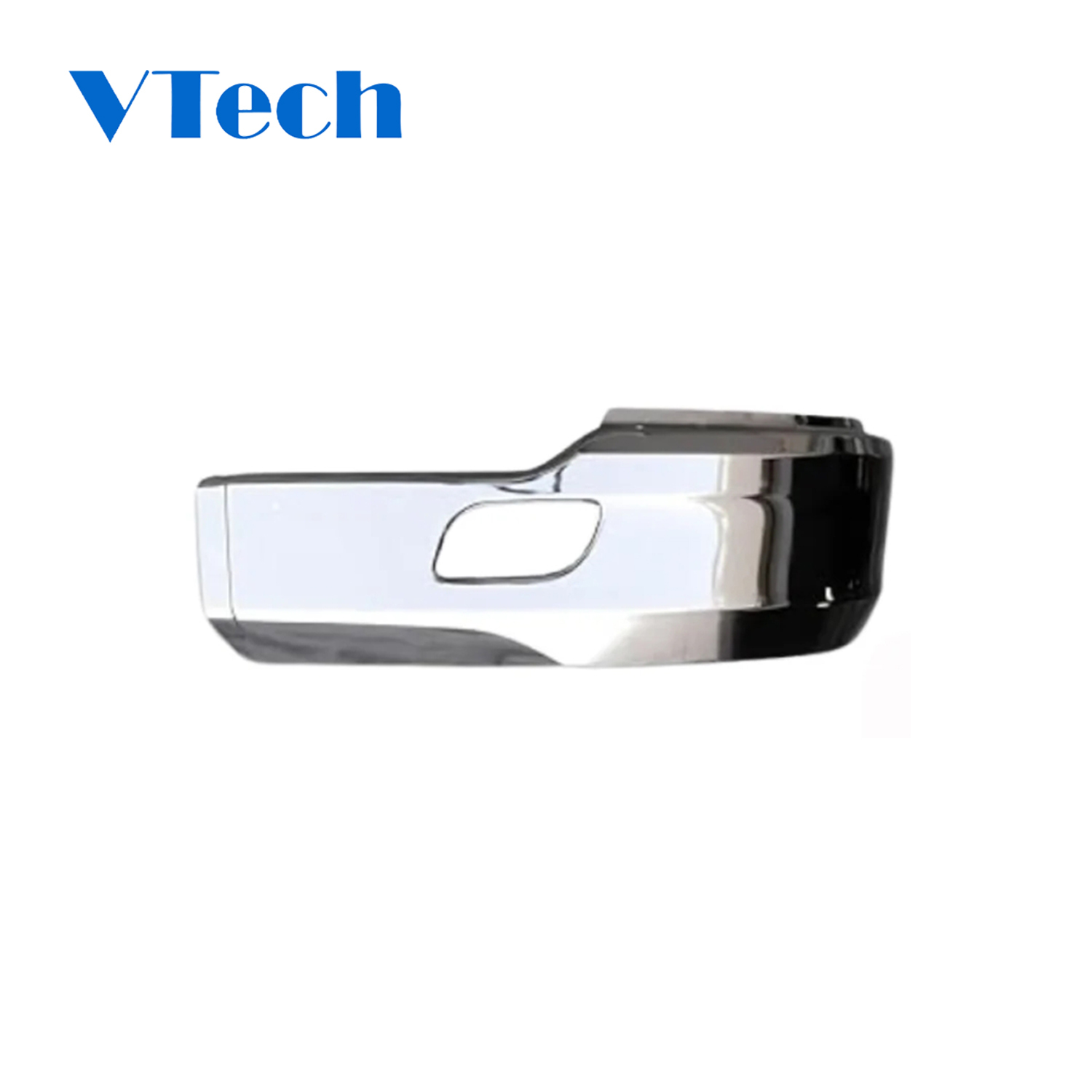 Kenworth T680 Duty Truck Bumper Chrome steel Bumper each Side Sole Seperate Chrome Extension Corners Set