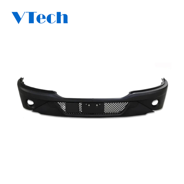 Kenworth T680 Next Gen Bumper with Fog Hole Black Plastic 5 Pcs 2022+ Kenworth T680 Truck Parts