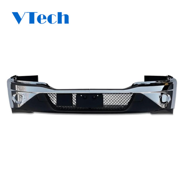 Kenworth T680 Next Gen Chrome Bumper Without Fog Lamp Hole Kenworth T680 Next Gen 2022-2024 Accessories