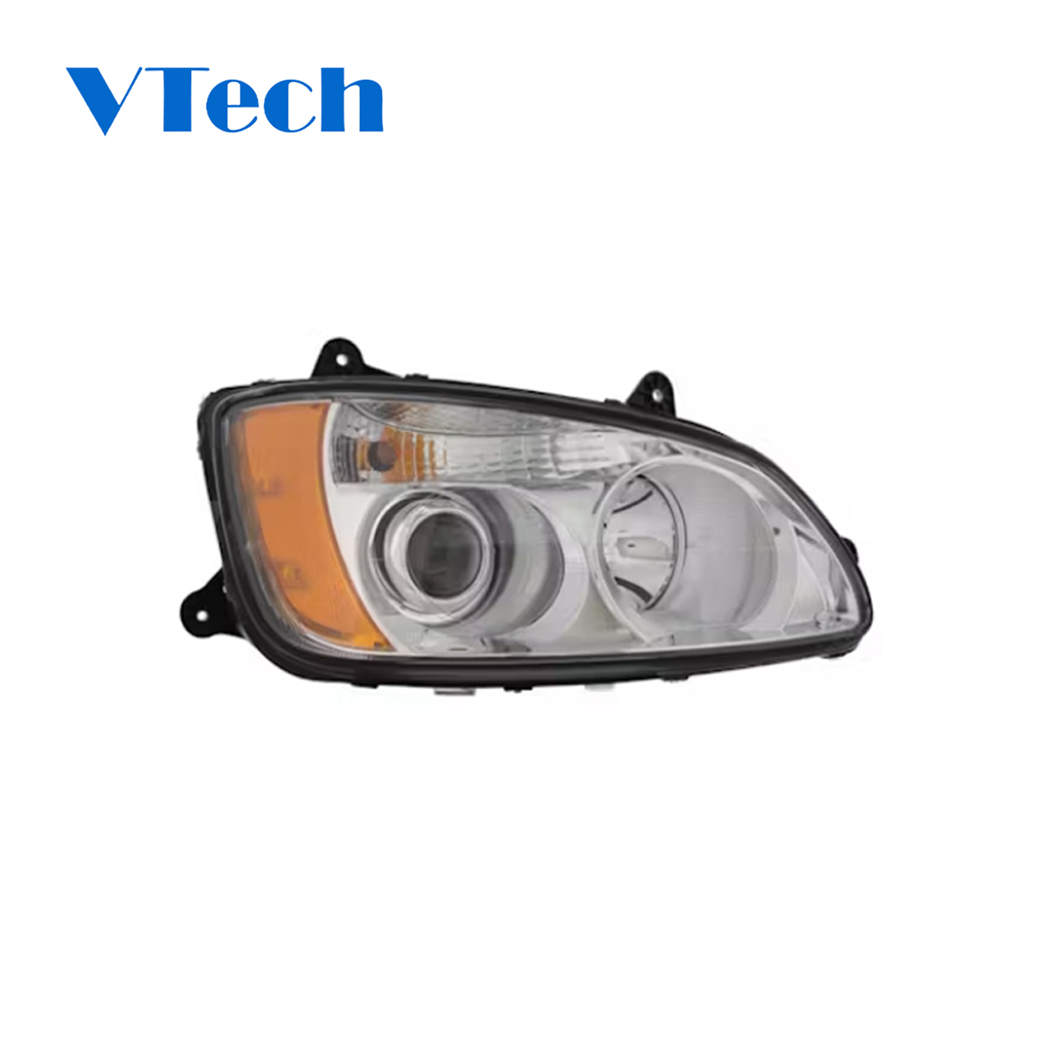 For 2008-2017 Kenworth T660 OE Projector Headlights Chrome Housing Left Driver and Right Passenger  09-1606135, 09-160001208