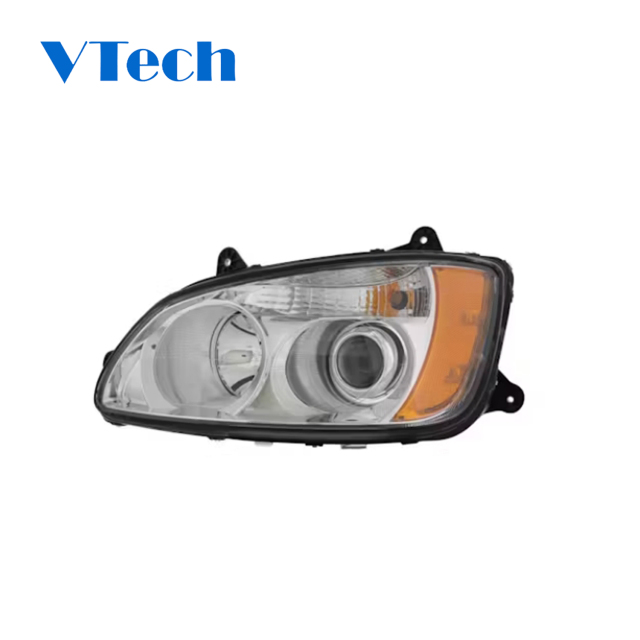 For 2008-2017 Kenworth T660 OE Projector Headlights Chrome Housing Left Driver and Right Passenger  09-1606135, 09-160001208