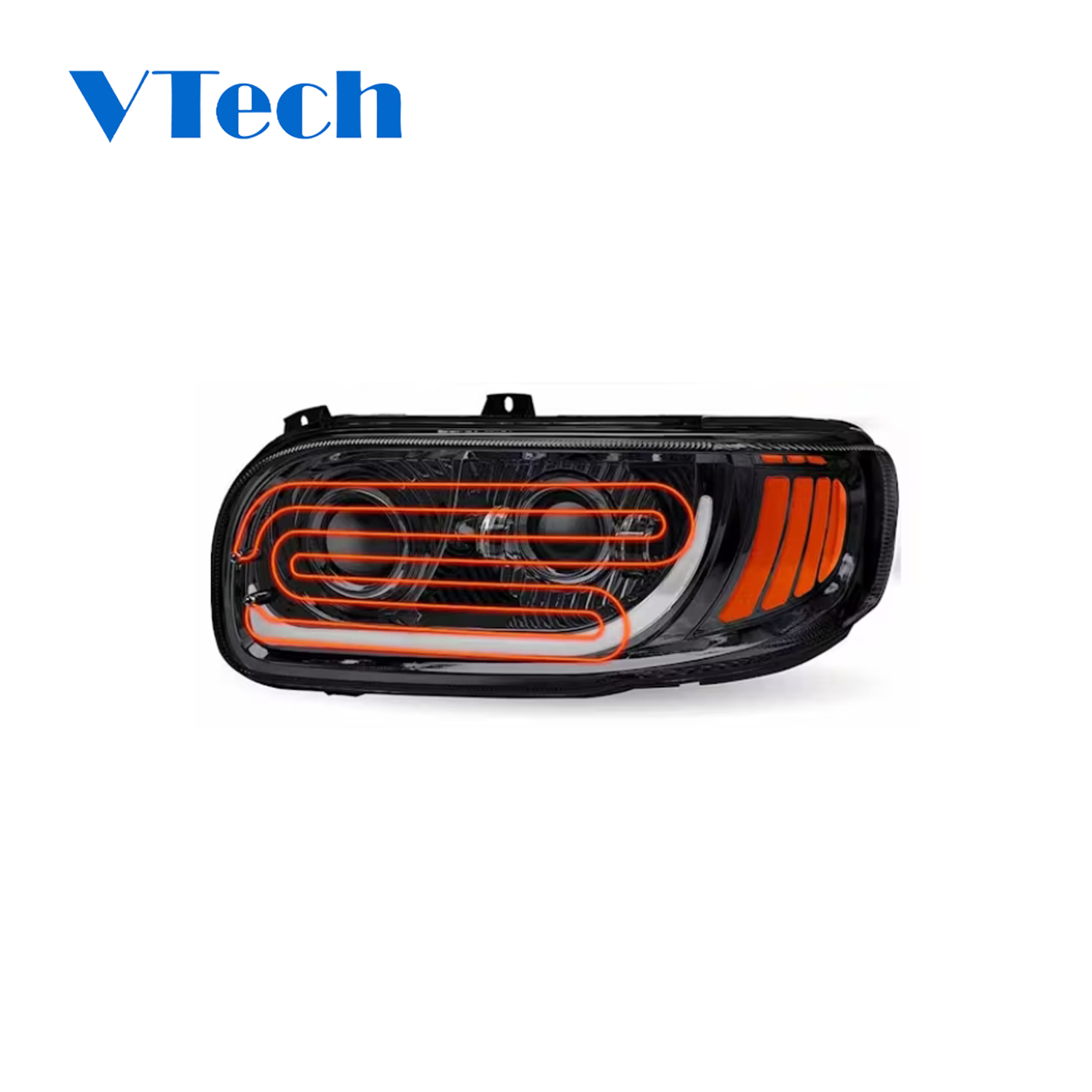 Peterbilt 367/388/389/567/589 Blackout LED Projector Headlights P54-6112-110