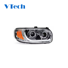 Peterbilt 367 388 389 567 589 Full LED Chrome Aftermarket Projector Headlight P54-6112-110
