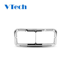 Heavy Duty Truck Spare Parts Fits for Flatline Dual Rectangular Headlight Bezel for Headlamp