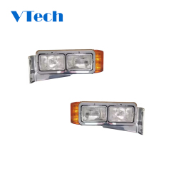 Heavy Duty Truck Spare Parts Fits for Peterbilt 379 Headlights 16-07572L-P 16-07572R-P Truck Headlamp for Sale
