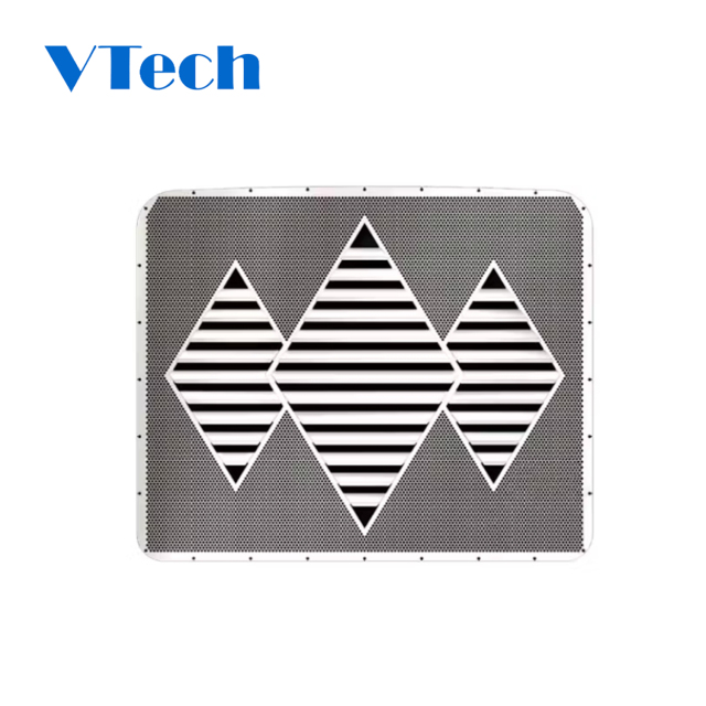 Heavy Duty Truck Parts for Peterbilt 379 Stainless Steel Triple Diamond Louvered Grill Insert By RoadWorks Grille Bug Screen for Truck