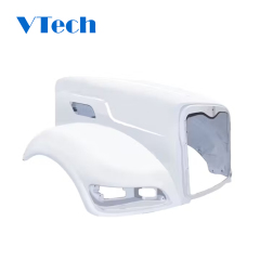 Heavy Duty Truck BumperPeterbilt 386 Hood 2006 And Up 2006-2018 L29-6184-20000, L29-6039, L29-6036, L29-6094-10010, & L29-6117