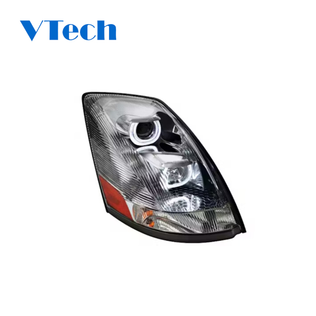 Volvo VNL and VT Chrome Projection Headlights With LED Bar 2004-2018