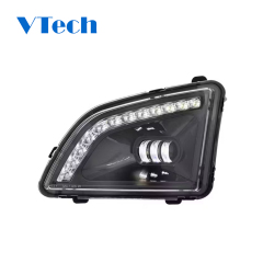 Volvo VNL 2018-2024 LED Black Projector Fog Lights