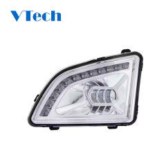Volvo VNL 2018-2024 LED Chrome Projector Fog Lights