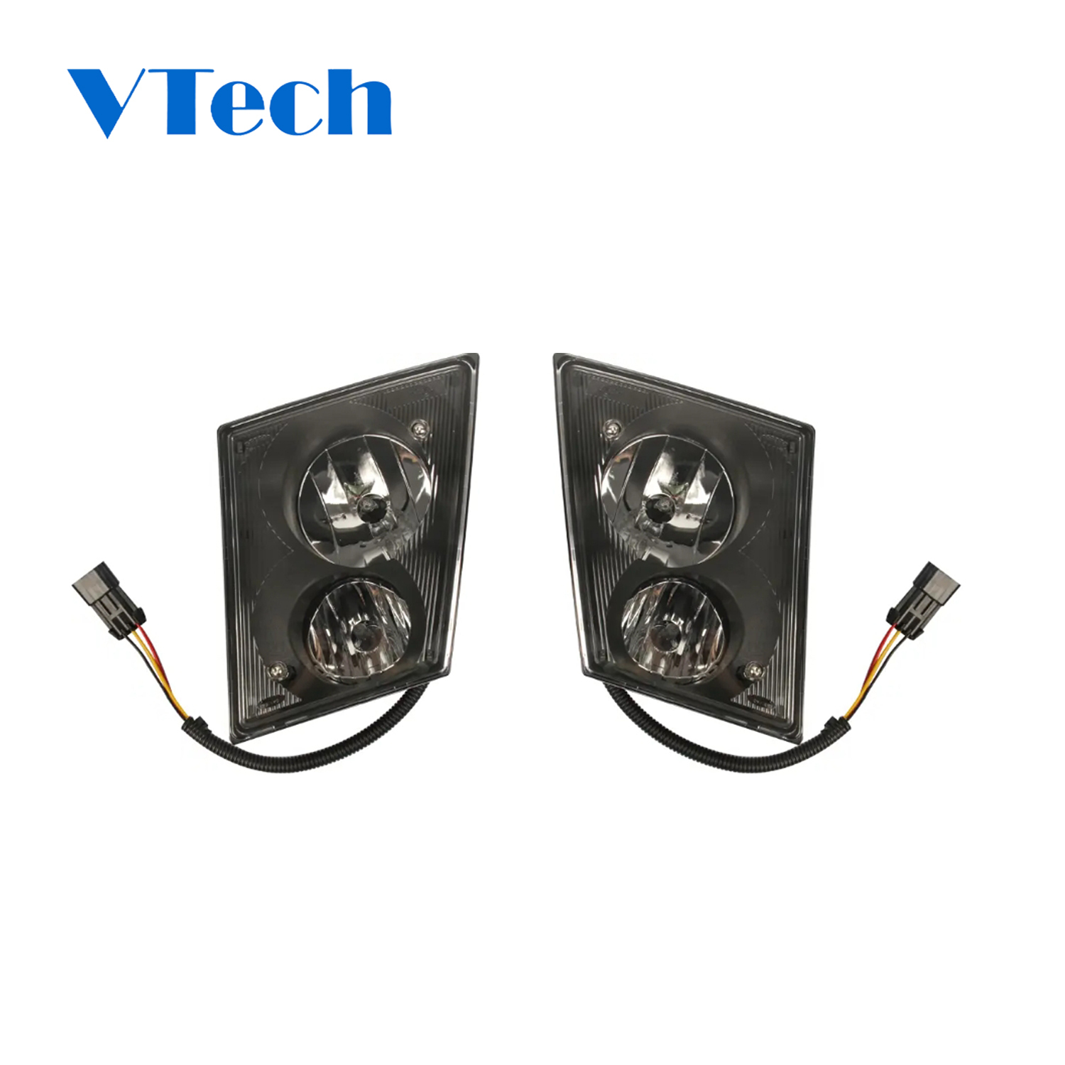 Fog Light for Volvo VNL VN (2004-2015) Truck,Front DRL Lamp with Bulbs Fog Lights Assembly Replacement Waterproof Clear