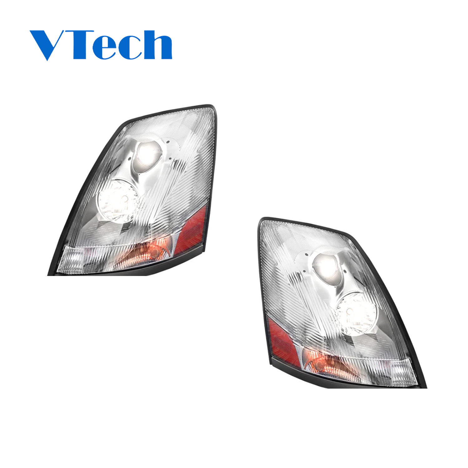 Volvo VNL Headlight Assembly Chrome With Turn Signal