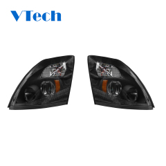 Volvo VNL and VT Full LED Headlight With Halogen Turn Signal 2004-2018  82329590 82329124 82329592 82329127