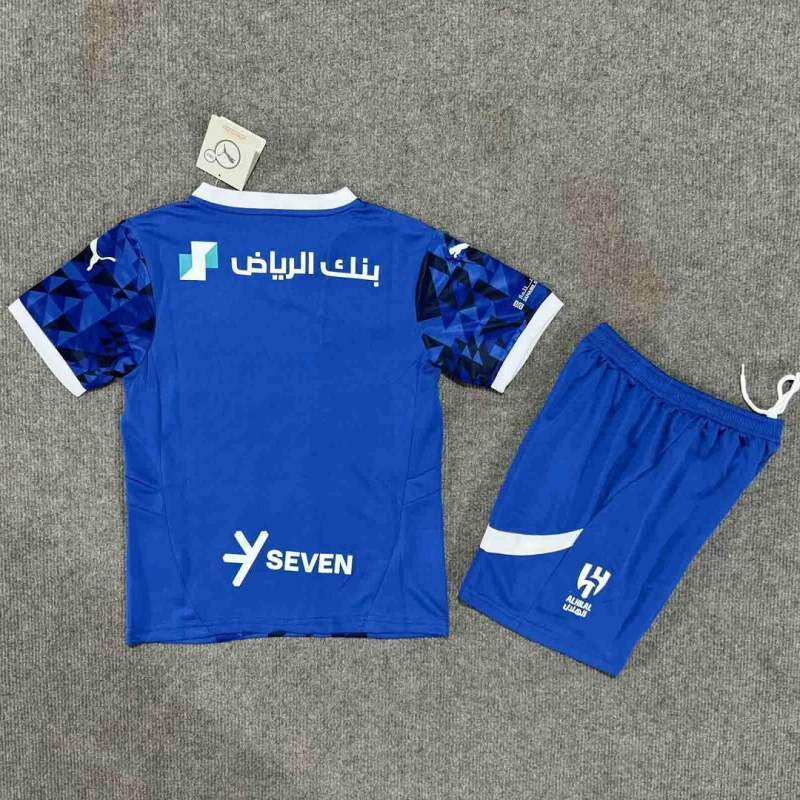 Kids Al Hilal SFC Home Jersey(Shirt+Shorts) 2024/25