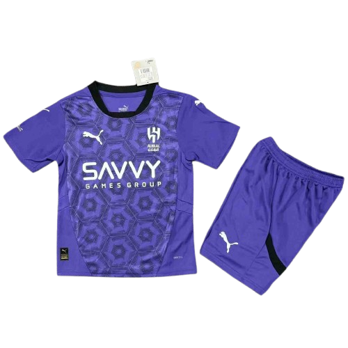 Kids Al Hilal SFC Third Jersey(Shirt+Shorts) 2024/25