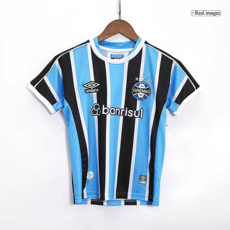 Kids Grêmio FBPA Home Kit Jersey+Shorts 2023/24