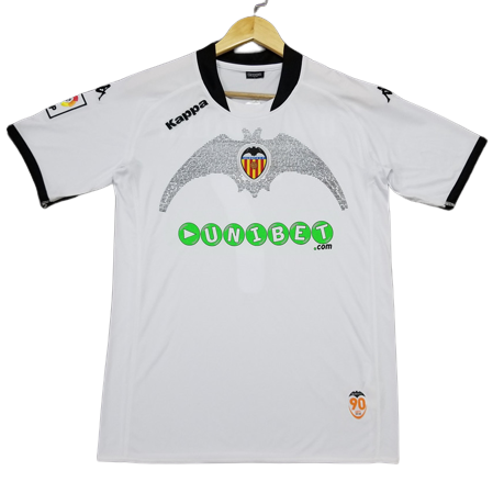 Valencia VICENTE #14 DAVID VILLA #7 Retro Jersey Home 2009/10