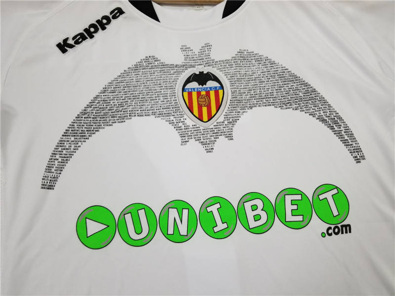 Valencia VICENTE #14 DAVID VILLA #7 Retro Jersey Home 2009/10