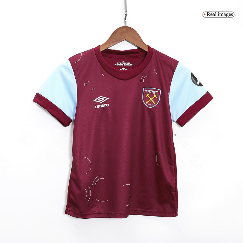 Kids West Ham United Home Kit Shirt+Shorts 2023/24