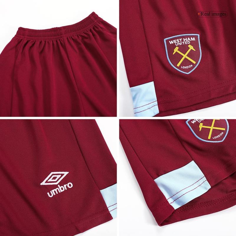 Kids West Ham United Home Kit Shirt+Shorts 2023/24