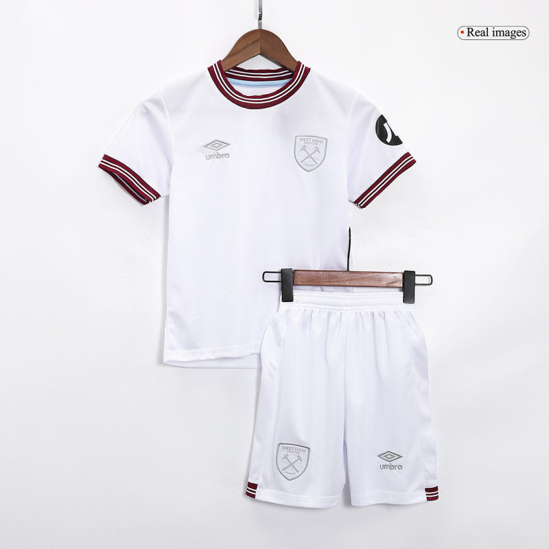 Kids West Ham United Away Kit Jersey+Short 2023/24