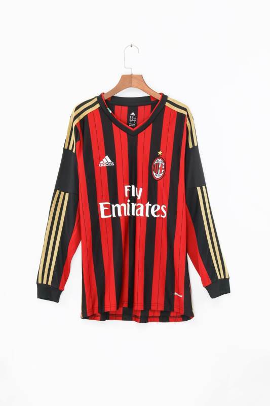 Retro AC Milan Home Long Sleeved 2013/14